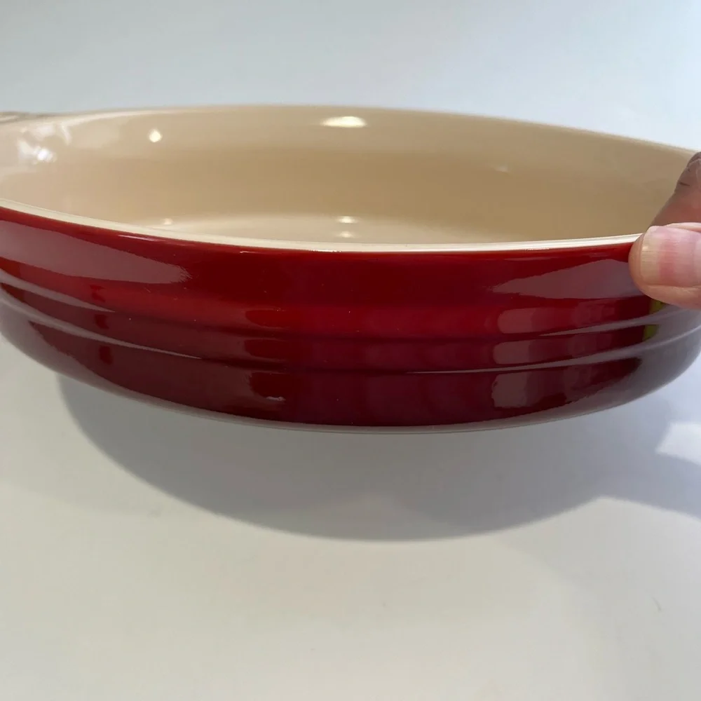 Le Creuset Oval Red Baking Dish 12x9‎